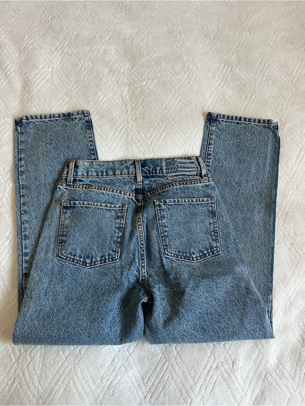 NWT REVICE Denim follow my lead blue jeans in Size 26 - Picture 7 of 11